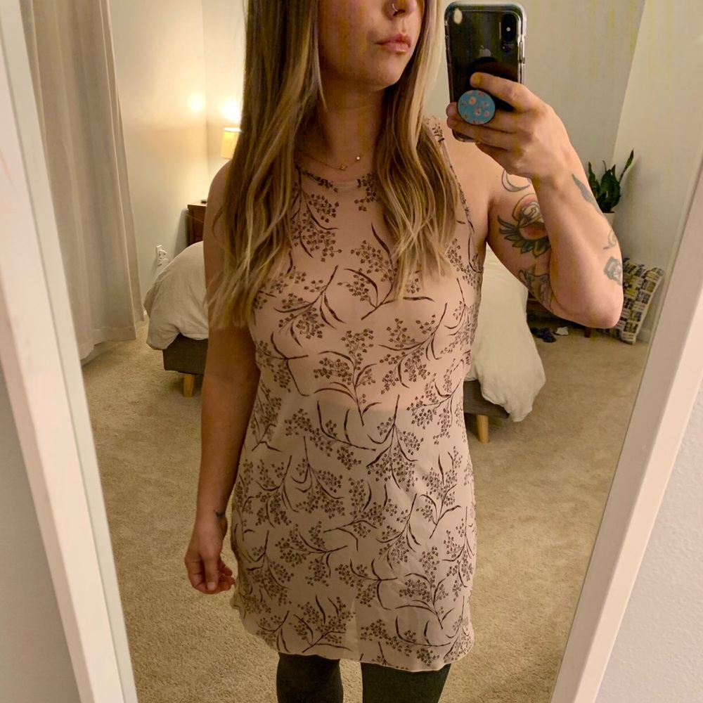 Calvin Klein vintage sheer day dress